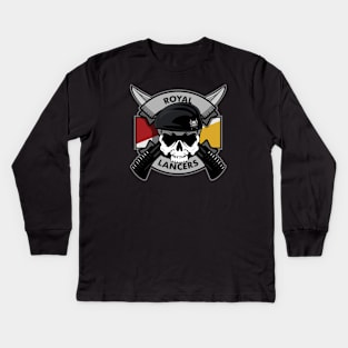 Royal Lancers Kids Long Sleeve T-Shirt